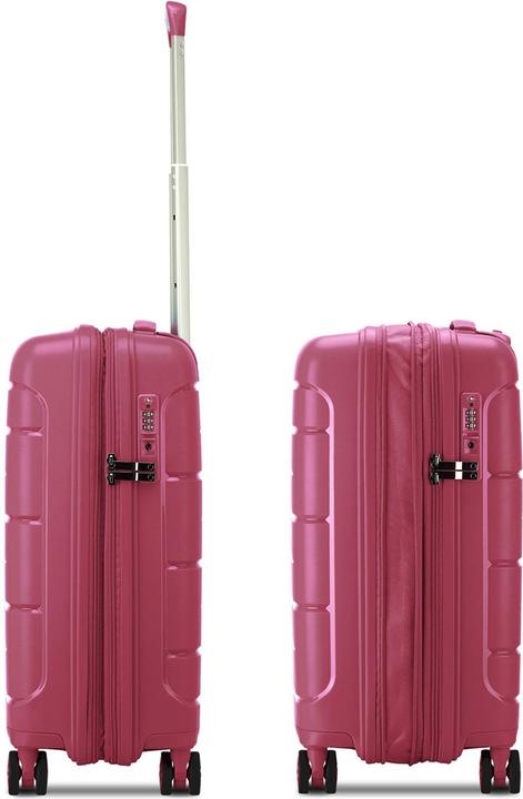 Immagine prodotto Modo by Roncato Starlight 3.0 4 Rollen Kofferset 3-teilig mit Dehnfalte (219 l, XL (da 115l))