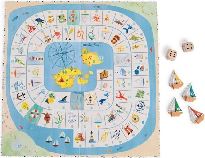 Actual product image Moulin Roty Le Jardin du Moulin goose game (French)