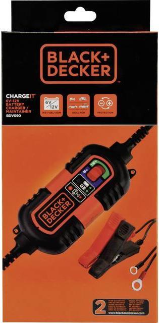 Immagine prodotto Black & Decker Caricabatterie per la manutenzione (12V, 1.20 A)