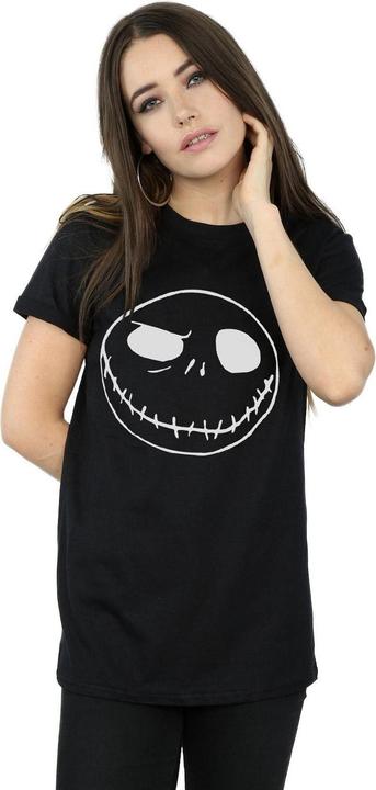 Immagine prodotto Disney Nightmare Before Christmas Jack's Big Face Maglietta Ampia Donna (3XL)