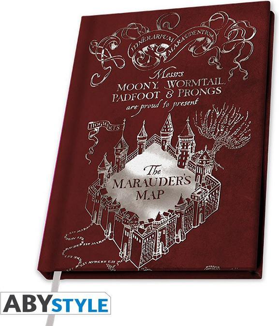 Produktbild ABYstyle Harry Potter: Marauders Map (A5, Harter Einband)