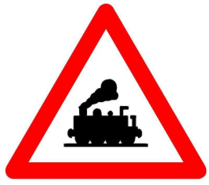 Produktbild BRW Signaltafel Bahnübergang ohne Schranken 1.16