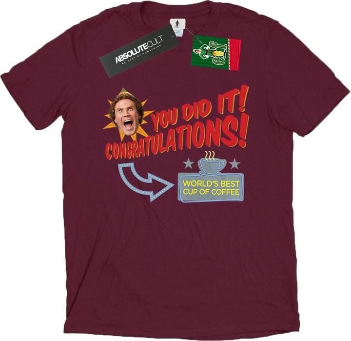 Elf World's Best Coffee TShirt (S)