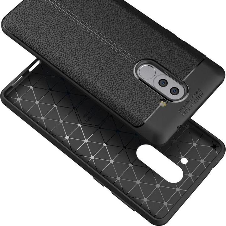Actual product image König Design Huawei Honor 6X Mobile Case Protection Case Back Cover Silicone Bumper Shell Black (Fee 6X)