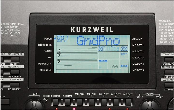 Image du produit Kurzweil KP200 (61 Boutons)