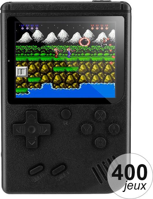 Actual product image VR Shinecon Handheld retro console with 400 games