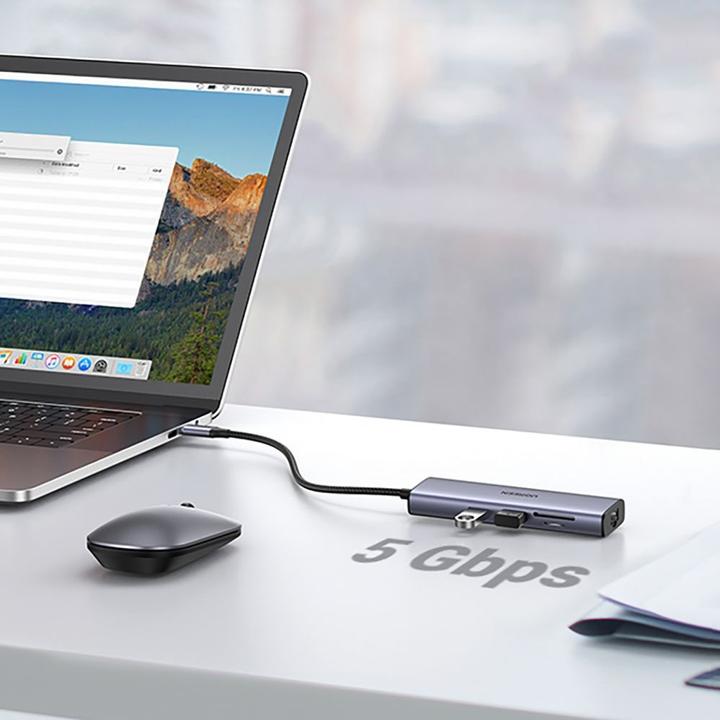 Image du produit Ugreen USB Hub 3.0 (USB-C, 5 Ports)