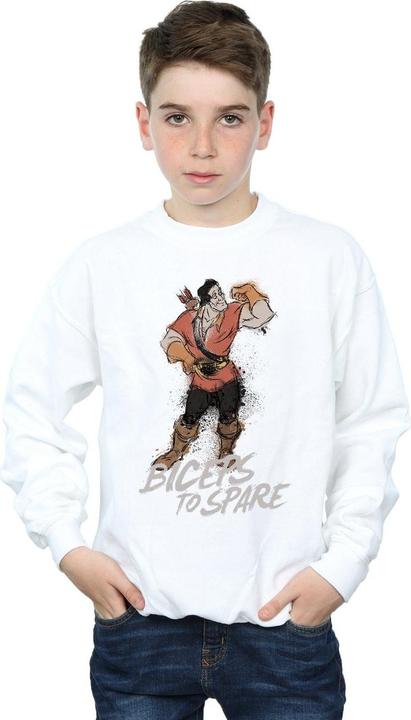 Actual product image Disney Boys Beauty And The Beast Gaston Biceps To Spare Sweatshirt (128)