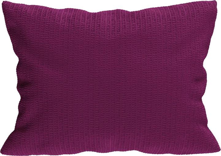 Image du produit Lotus Bettwaren Parure de lit en satin seersucker uni (Taie d'oreiller, 50 x 70 cm)