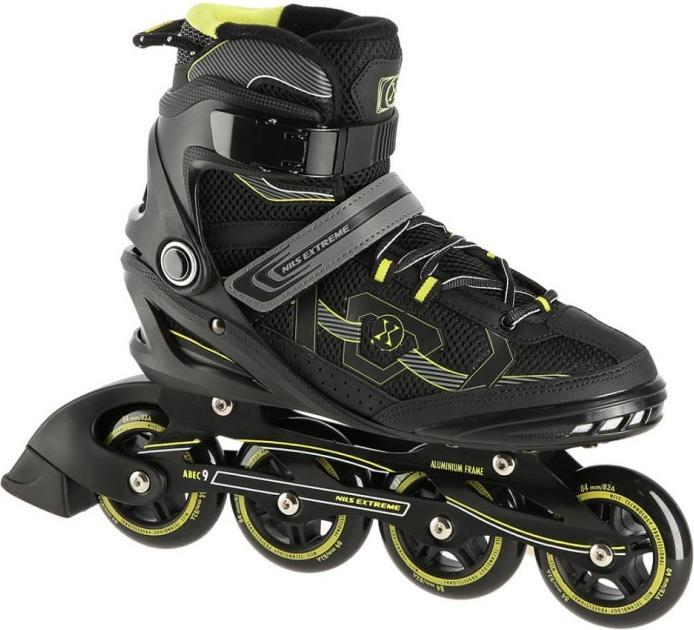 Nils NA9157 zwart-geel maat 41 INLINE SKATES (41)