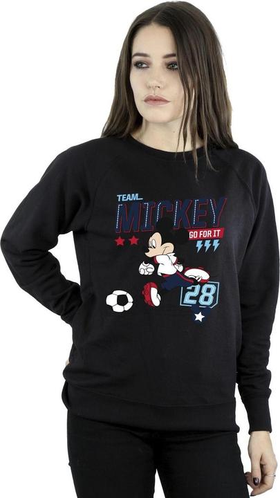 Immagine prodotto Disney Mickey Mouse Team Mickey Football Felpa Donna (L)