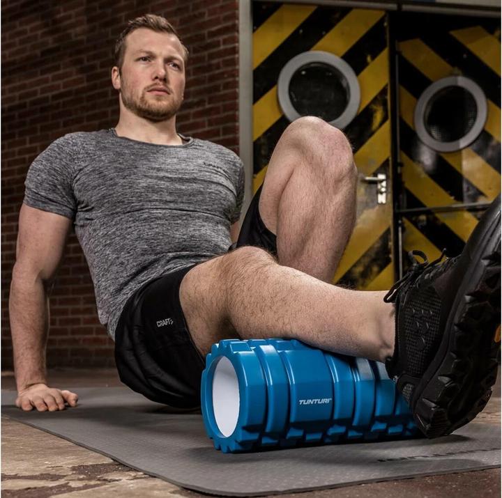 Immagine prodotto Tunturi Yoga Schaumblock Massageroller 33 cm Blau