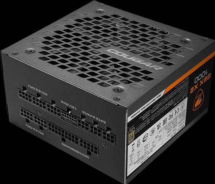 Actual product image Cougar Alimentation ATX GEX X2 - 1000W (Noir) (1000 W)