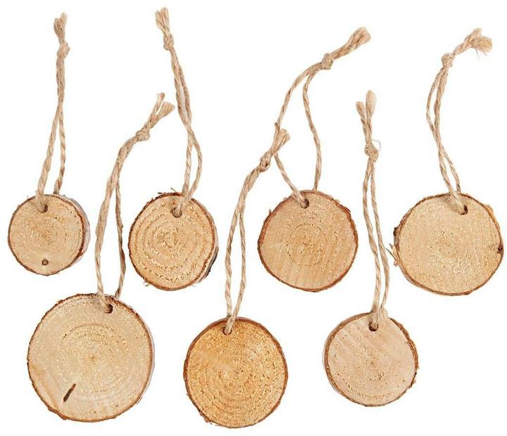 Produktbild Creativ Company Holzartikel 3.5 - 4.5 x 0.7 cm 7 Stück