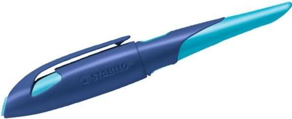 Produktbild STABILO EASYbirdy ergonomischer Schulfüller für Rechtshänder Anfänger-Feder (Azur, Mitternachtsblau, 1 x)