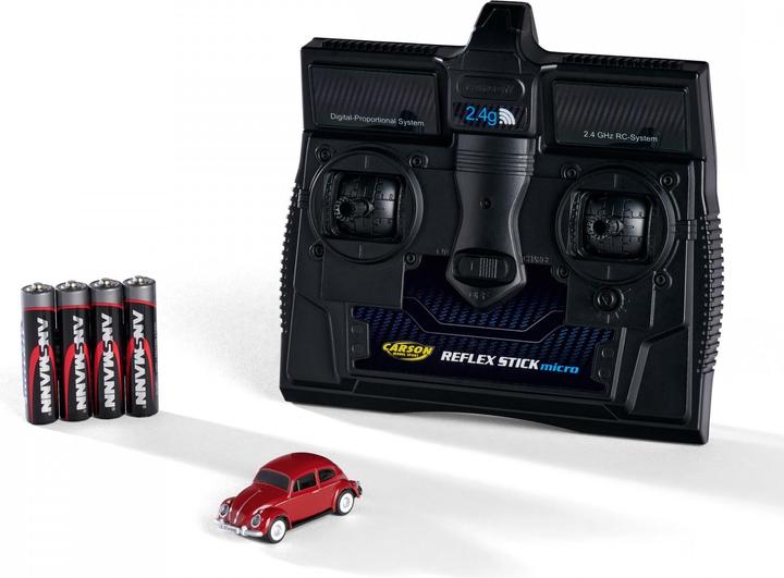 Produktbild Carson 1:87 VW Käfer rot 2.4G 100% RTR (RTR Ready-to-Run)