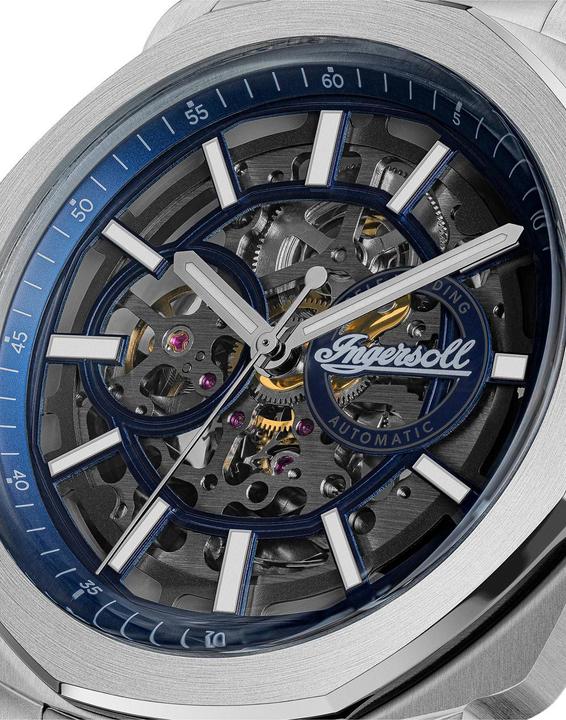 Image du produit Ingersoll 1892 Ingersoll I16403 Herrenuhr Ingersoll Outrider Automatik 44mm 5ATM (Montre squelette, 44 mm)