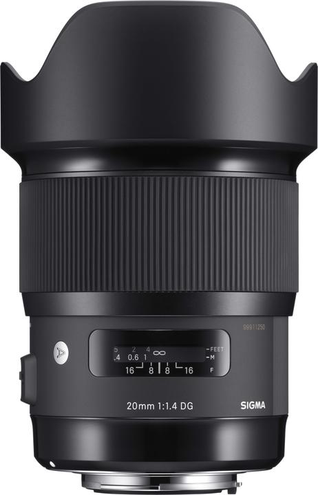 Produktbild Sigma 20mm f/1.4 DG HSM ART Nikon F (Nikon F, Vollformat)
