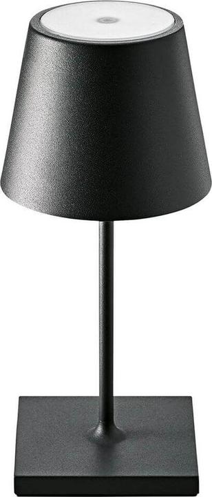 Actual product image Sigor 4547001 Nuindie mini rechargeable table lamp 25cm midnight black 2.2W FlexMood 2200K/2700K IP54 (98.50 lm)