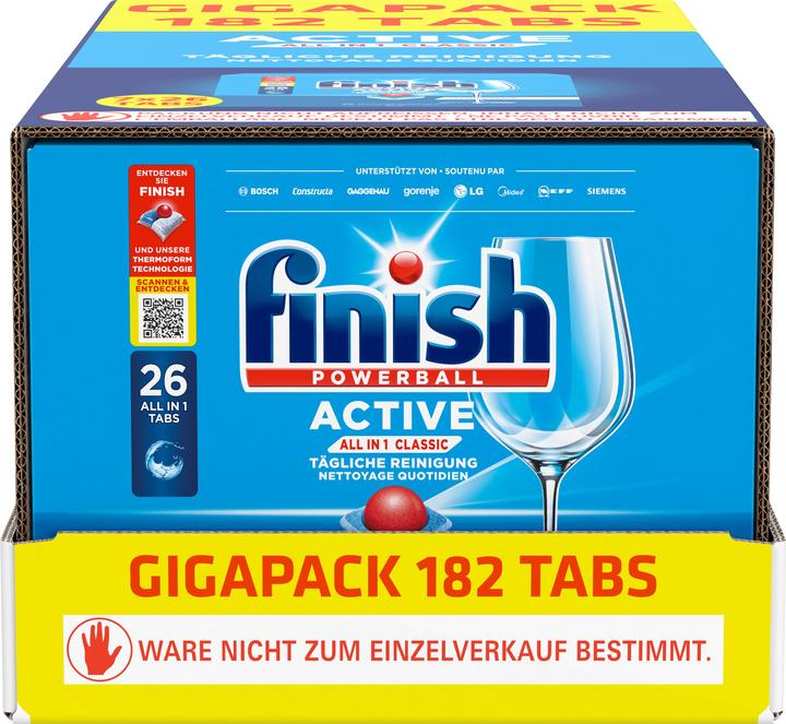 Produktbild Finish All in One (Tabs, 182 x)