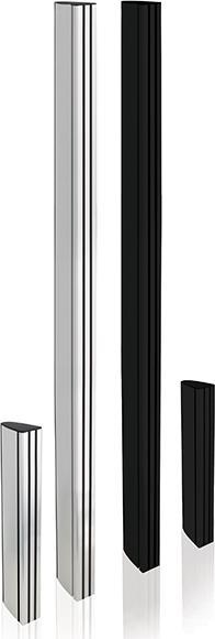 Image du produit b-tech BT8380 - Colonne - Noir - Aluminium - BT8380-BASE / FFB / FSB - 70 mm - 160 mm
