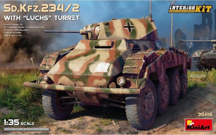 Immagine prodotto 1:35 Sd.Kfz.234/2 m. Torretta Luchs con Inter