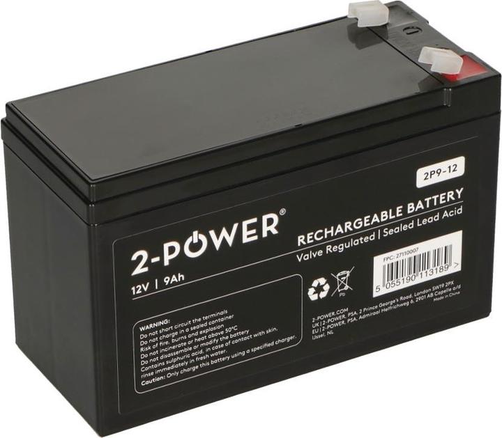 Image du produit 2-Power Batterie VRLA 12V 9Ah