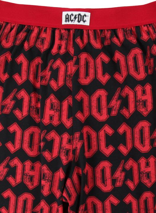 Actual product image Recovered AC/DC Distressed Logo Black Loungepant M (M)