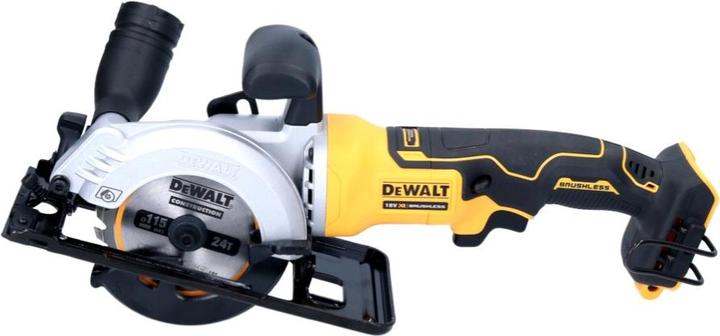 Actual product image DeWalt DCS 571 Battery hand-held circular saw 18 V 115 mm Brushless+ 1x battery 2.0 Ah + TSTAK - without
