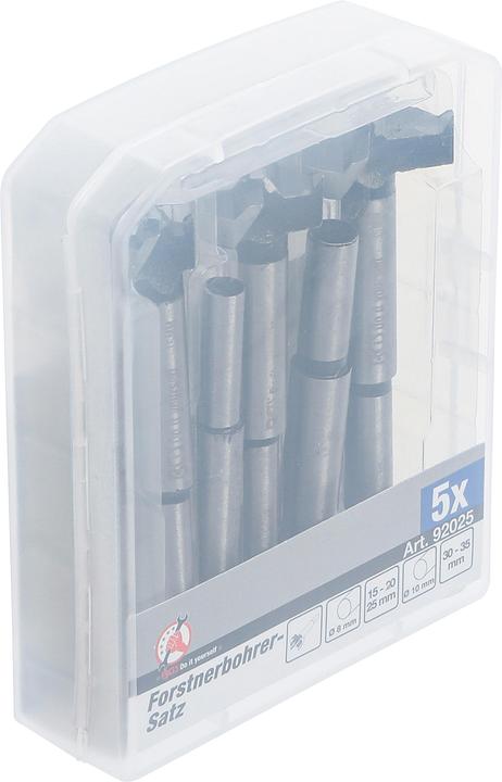Produktbild BGS Forstnerbohrer-Satz (25 mm, 20 mm, 30 mm, 15 mm, 35 mm)
