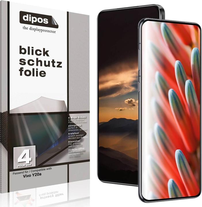 Actual product image Dipos Privacy Screen Protector 4-Way Privacy-Filter (1 Piece, Vivo Y20)