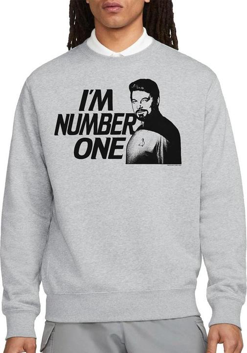 Actual product image Unisex Adult I'm Number One Sweatshirt (XXL)