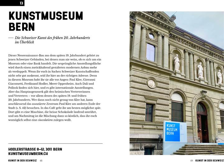 Actual product image Kunst in der Schweiz (German, Katrin Gygax, 2024)