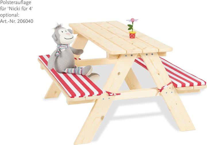 Produktbild Pinolino Kindersitzgarnitur Nicki für 4