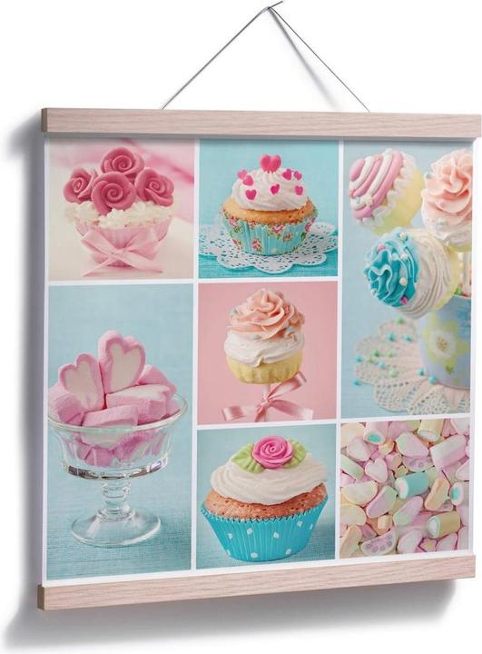 Produktbild Trenddeko Cupcake-Collage (30 x 30 cm)
