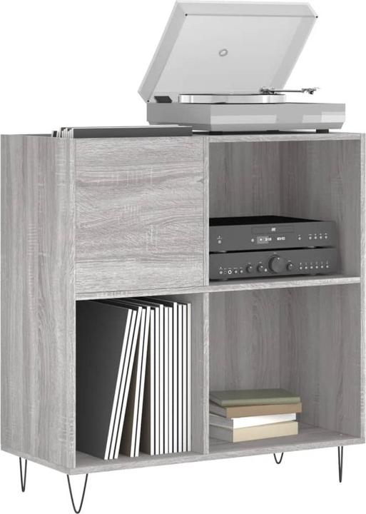 Actual product image VidaXL Plattenschrank Grau Sonoma 84,5x38x89 cm Holzwerkstoff