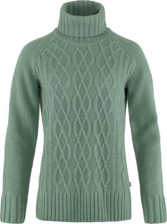 Fjällräven Women's Övik Cable Knit Roller Neck