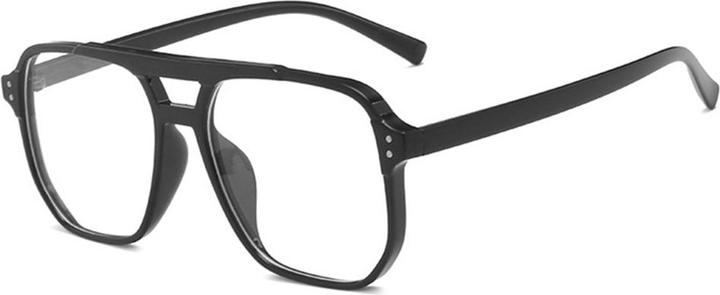 Techsuit - Anti-Blue Light Glasses Reflex PC (PC28014-C1) - Square - Black