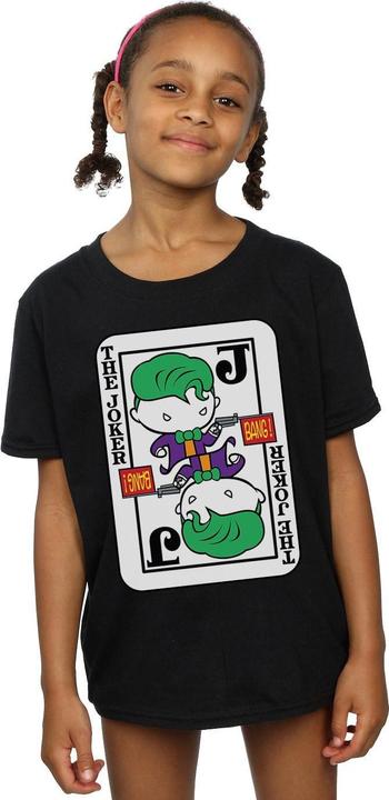 Produktbild Chibi Joker Playing Card TShirt Mädchen (128)