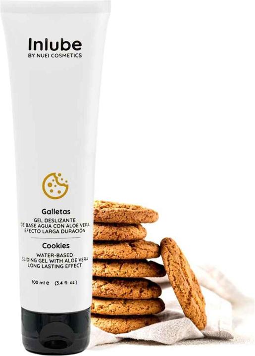 Actual product image Nuei INLUBE Cookies water based sliding gel (100 ml)