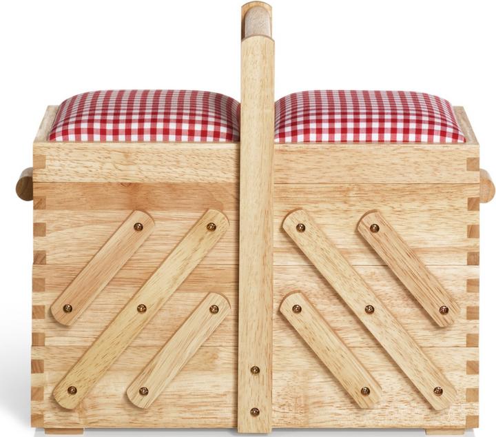 Immagine prodotto Prym Cestino da cucito leggero con tessuto taglia M, legno