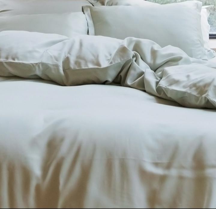 Immagine prodotto Coco & Cici Tencel Bettbezug + Kissenbezug (Set di biancheria da letto, 140 x 220 cm, 60 x 70 cm)