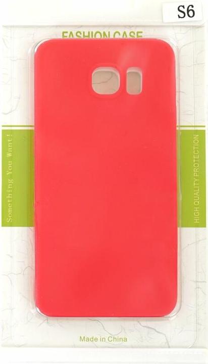 Actual product image Fashion Case Silicone Case Fashion for Samsung S6 Red (Samsung Galaxy S6)