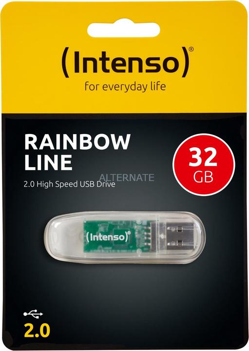 Produktbild Intenso Rainbow Line (32 GB, USB-A)
