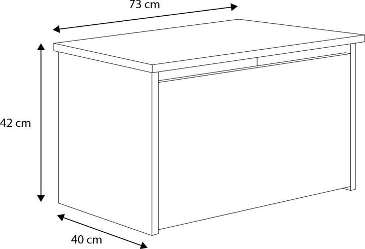 Produktbild ADRK Furniture DARIA Spielzeugtruhe