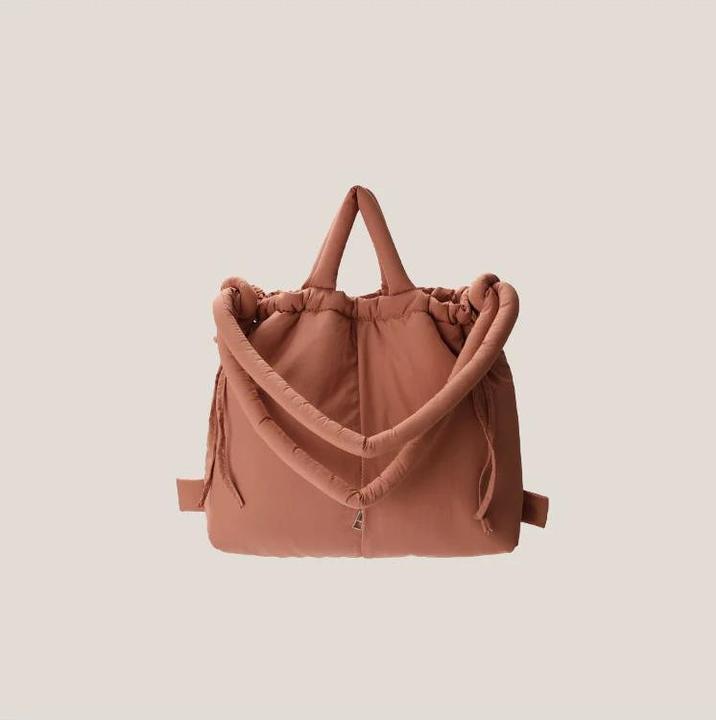 Only-Bags.Store Casual Nylon Padded Tote Bag Designer Soft Puffer Shoulder Crossbody Bags Simple