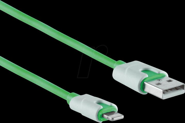 Produktbild Shiverpeaks BS14-50012 Lightning-Kabel 2 m Grün (2 m, USB 2.0)