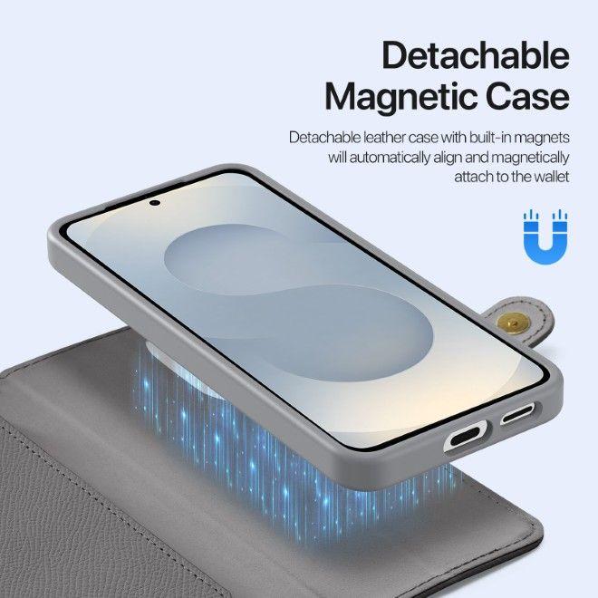 Immagine prodotto Dux Ducis Lawa Series MagSafe Kunstleder Bookcover Hülle (Samsung Galaxy S25 Edge)