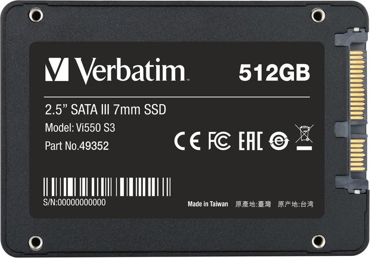 Produktbild Verbatim Vi550 S3 (512 GB, 2.5")