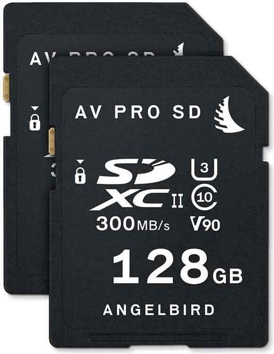 Angelbird AVpro SD Card 128 GB UHS-II - 2er Pack (128 GB, SDXC, U3, UHS-II)